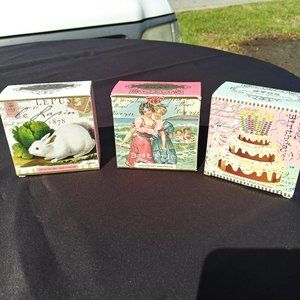 Michel Moisturizing Shea Butter Soaps Set of 3  3.5oz.